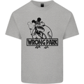 Wrong Park Funny T-Rex Dinosaur Jurrasic Mens Cotton T-Shirt Tee Top Sports Grey