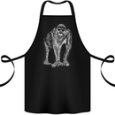 X-Ray Ape Cotton Apron 100% Organic Black