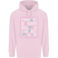 XP Gamer Gaming Arcade Games RPG Childrens Kids Hoodie Light Pink