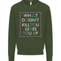XP Gamer Gaming Arcade Games RPG Kids Sweatshirt Jumper Forest Green