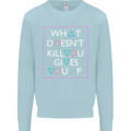 XP Gamer Gaming Arcade Games RPG Kids Sweatshirt Jumper Light Blue