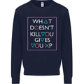 XP Gamer Gaming Arcade Games RPG Kids Sweatshirt Jumper Navy Blue