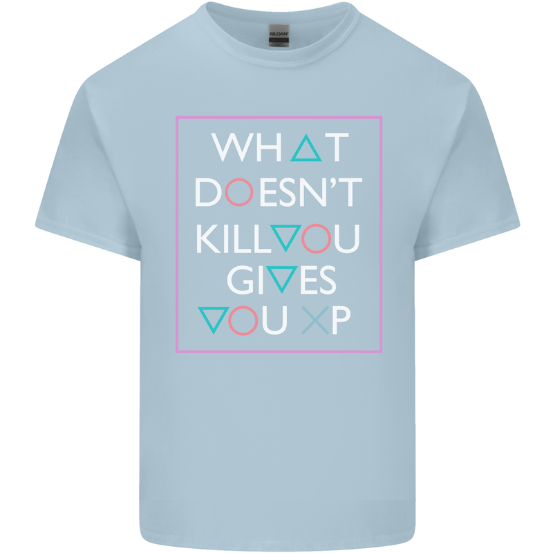 XP Gamer Gaming Arcade Games RPG Kids T-Shirt Childrens Light Blue