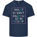 XP Gamer Gaming Arcade Games RPG Kids T-Shirt Childrens Navy Blue