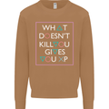XP Gamer Gaming Arcade Games RPG Mens Sweatshirt Jumper Caramel Latte