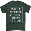 XP Gamer Gaming Arcade Games RPG Mens T-Shirt Cotton Gildan Forest Green