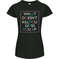 XP Gamer Gaming Arcade Games RPG Womens Petite Cut T-Shirt Black
