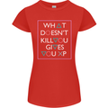 XP Gamer Gaming Arcade Games RPG Womens Petite Cut T-Shirt Red