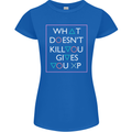 XP Gamer Gaming Arcade Games RPG Womens Petite Cut T-Shirt Royal Blue