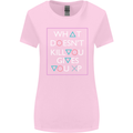 XP Gamer Gaming Arcade Games RPG Womens Wider Cut T-Shirt Light Pink