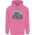 Xmas Tractor Farming Farmer Christmas Childrens Kids Hoodie Azalea