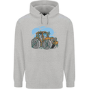 Xmas Tractor Farming Farmer Christmas Childrens Kids Hoodie Sports Grey