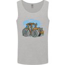 Xmas Tractor Farming Farmer Christmas Mens Vest Tank Top Sports Grey