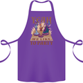 Yeah We Like to Party Role Playing Game RPG Cotton Apron 100% Organic Purple