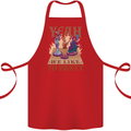 Yeah We Like to Party Role Playing Game RPG Cotton Apron 100% Organic Red