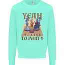 Yeah We Like to Party Role Playing Game RPG Kids Sweatshirt Jumper Peppermint