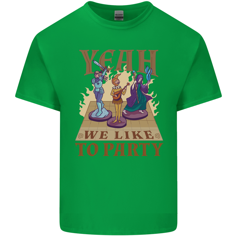 Yeah We Like to Party Role Playing Game RPG Kids T-Shirt Childrens Irish Green