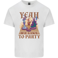 Yeah We Like to Party Role Playing Game RPG Kids T-Shirt Childrens White