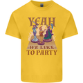 Yeah We Like to Party Role Playing Game RPG Kids T-Shirt Childrens Yellow