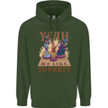 Yeah We Like to Party Role Playing Game RPG Mens 80% Cotton Hoodie Forest Green