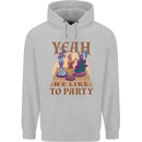 Yeah We Like to Party Role Playing Game RPG Mens 80% Cotton Hoodie Sports Grey