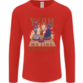 Yeah We Like to Party Role Playing Game RPG Mens Long Sleeve T-Shirt Red