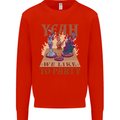 Yeah We Like to Party Role Playing Game RPG Mens Sweatshirt Jumper Bright Red