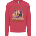 Yeah We Like to Party Role Playing Game RPG Mens Sweatshirt Jumper Heliconia