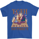 Yeah We Like to Party Role Playing Game RPG Mens T-Shirt Cotton Gildan Royal Blue