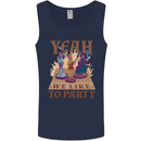 Yeah We Like to Party Role Playing Game RPG Mens Vest Tank Top Navy Blue