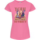 Yeah We Like to Party Role Playing Game RPG Womens Petite Cut T-Shirt Azalea
