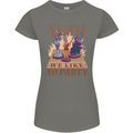 Yeah We Like to Party Role Playing Game RPG Womens Petite Cut T-Shirt Charcoal