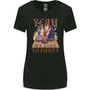 Yeah We Like to Party Role Playing Game RPG Womens Wider Cut T-Shirt Black