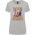 Yeah We Like to Party Role Playing Game RPG Womens Wider Cut T-Shirt Sports Grey