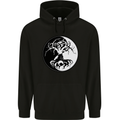 Yggdrasil Tree Childrens Kids Hoodie Black