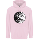 Yggdrasil Tree Childrens Kids Hoodie Light Pink