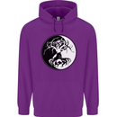Yggdrasil Tree Childrens Kids Hoodie Purple