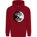 Yggdrasil Tree Childrens Kids Hoodie Red