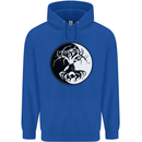 Yggdrasil Tree Childrens Kids Hoodie Royal Blue