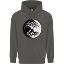 Yggdrasil Tree Childrens Kids Hoodie Storm Grey