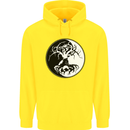 Yggdrasil Tree Childrens Kids Hoodie Yellow