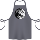 Yggdrasil Tree Cotton Apron 100% Organic Steel