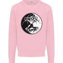 Yggdrasil Tree Kids Sweatshirt Jumper Light Pink