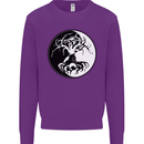 Yggdrasil Tree Kids Sweatshirt Jumper Purple
