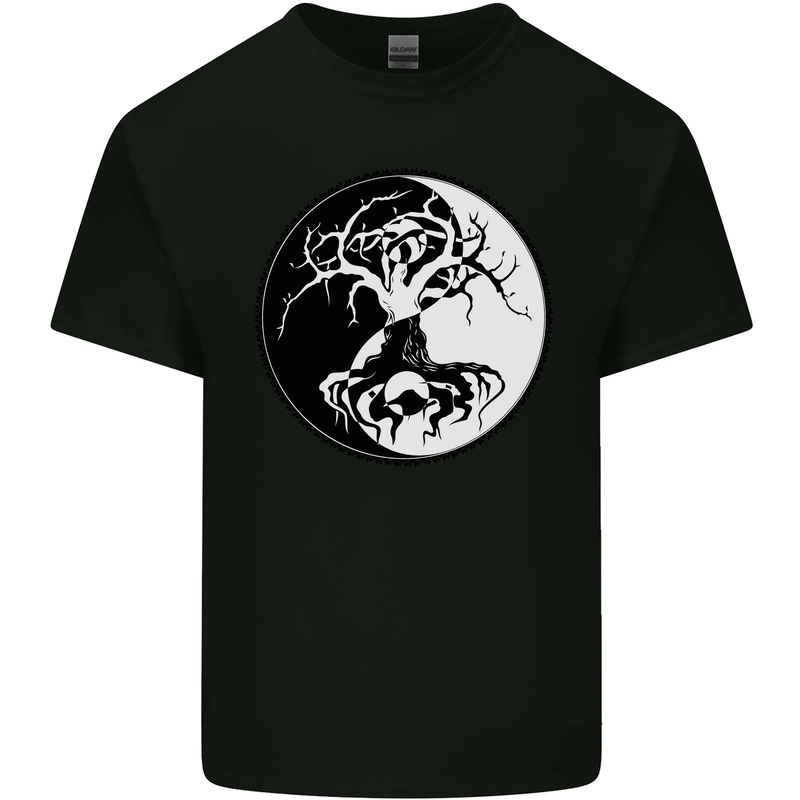 Yggdrasil Tree Kids T-Shirt Childrens Black