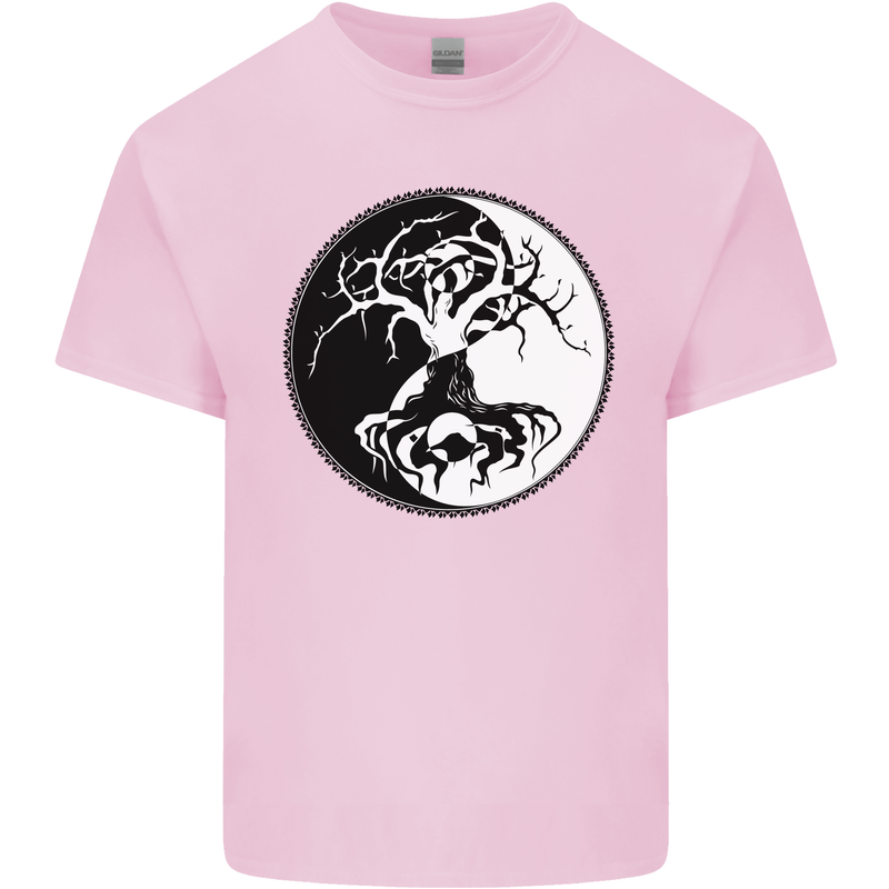 Yggdrasil Tree Kids T-Shirt Childrens Light Pink