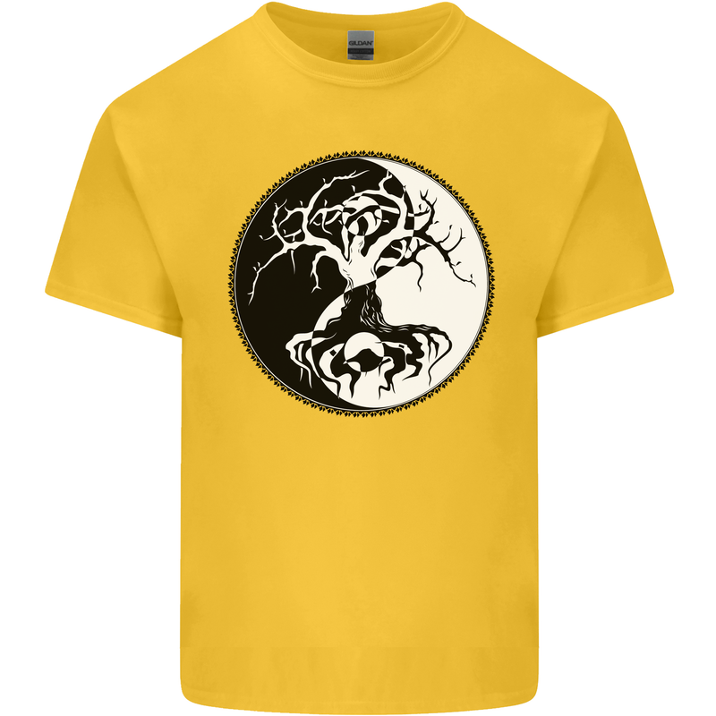 Yggdrasil Tree Kids T-Shirt Childrens Yellow