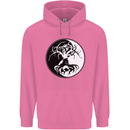 Yggdrasil Tree Mens 80% Cotton Hoodie Azelea