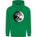Yggdrasil Tree Mens 80% Cotton Hoodie Irish Green