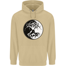 Yggdrasil Tree Mens 80% Cotton Hoodie Sand